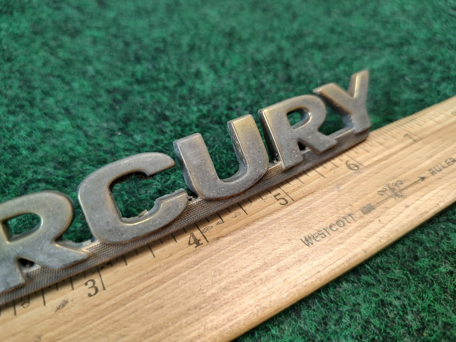 2000-2003 MERCURY SABLE REAR GATE LID EMBLEM BADGE SYMBOL LOGO LETTERS OEM 4S7