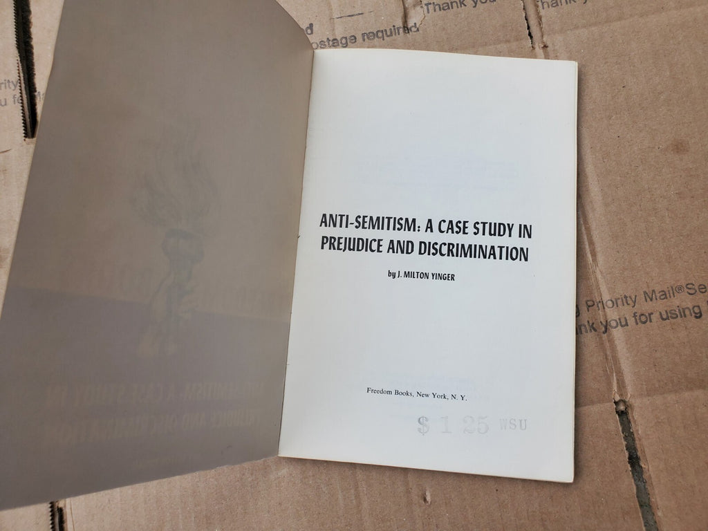 Anti-Semitism:a Case Study in Prejudice and Discrimination 1964 Milton Yinger B6