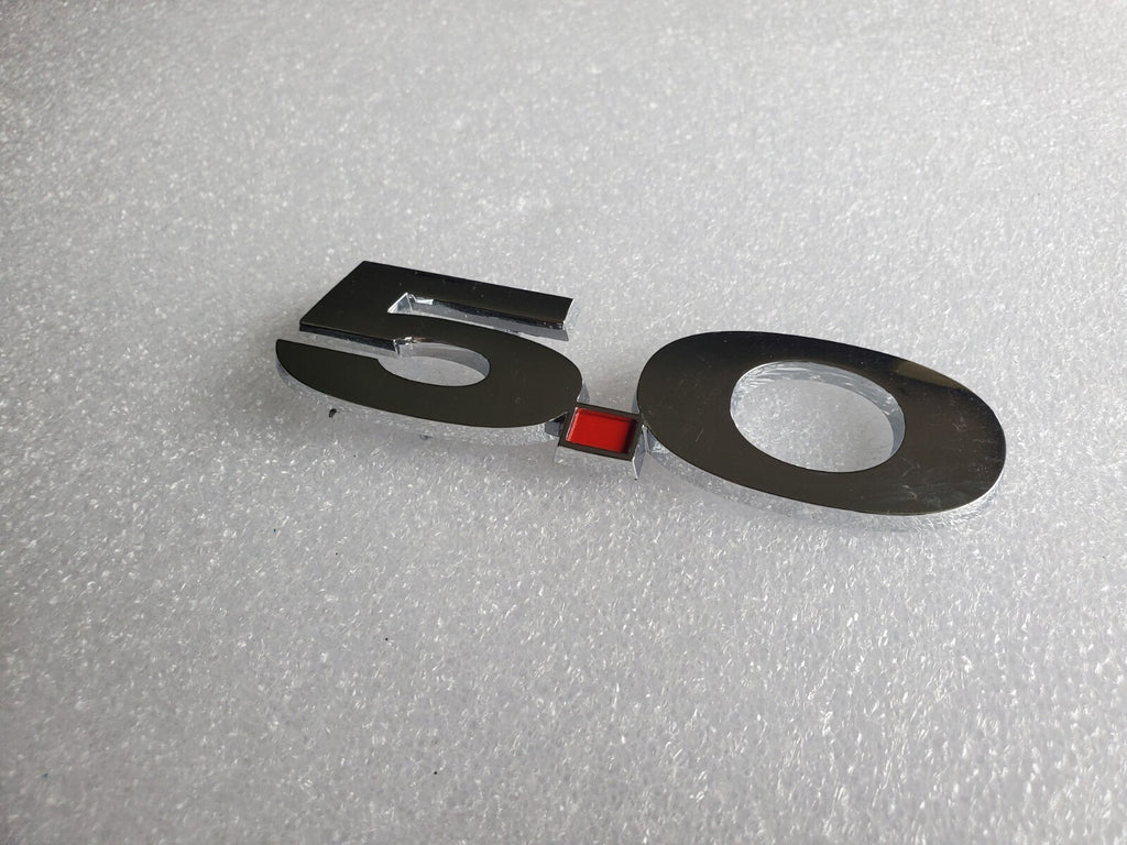10 11 12 13 14 FORD MUSTANG 5.0 LEFT SIDE FENDER EMBLEM LOGO RED BADGE SIGN 2L2