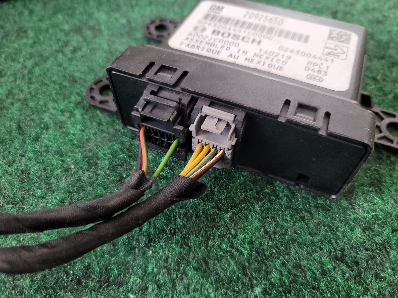 11-15 CHEVY VOLT DRIVER ASSIST PARKING CONTROL MODULE 20925650 9L7