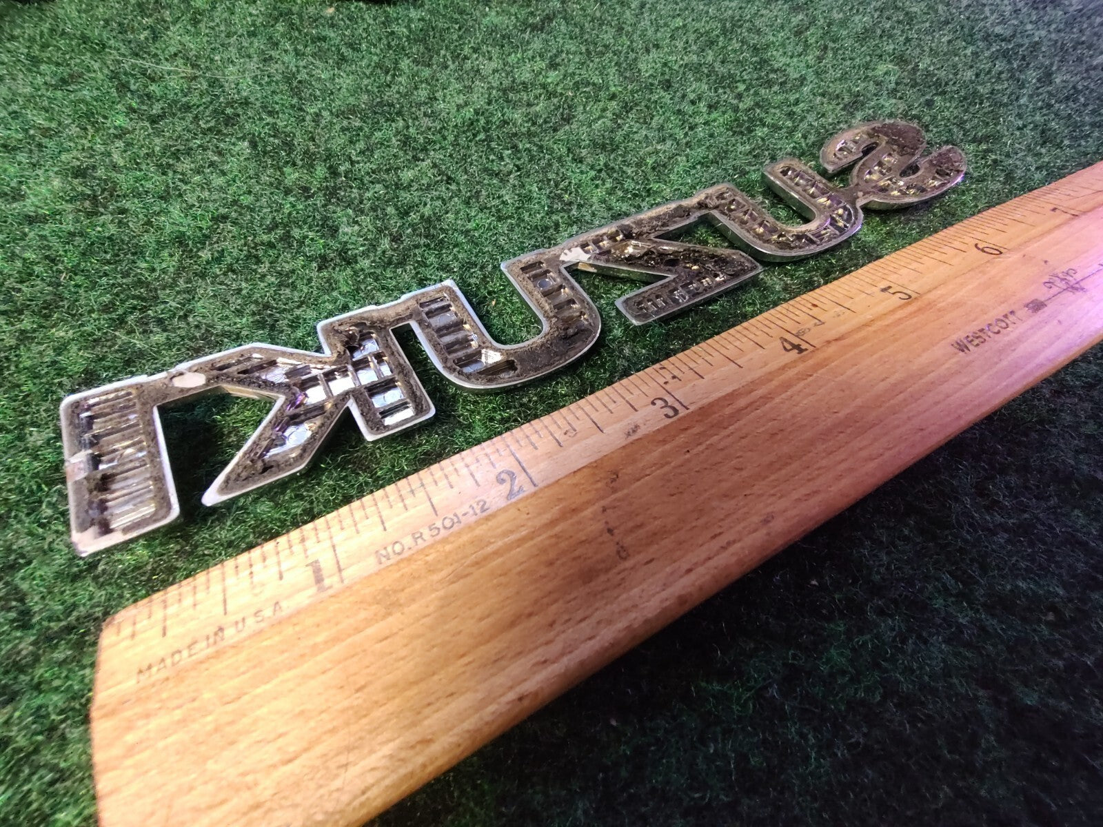 Suzuki OEM Chrome Plastic ~7'' Emblem Badge Logo Nameplate Name Plate 6S4