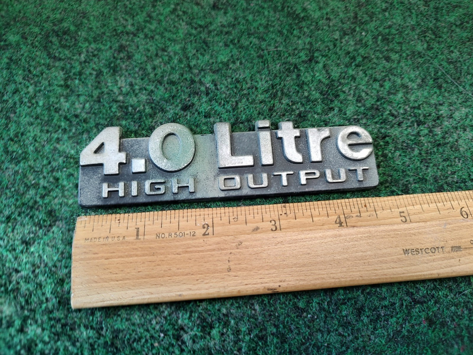 91 92 93 94 95 96 JEEP CHEROKEE 4.0 LITRE HIGH OUTPUT EMBLEM LOGO BADGE OEM 4S1
