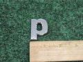 Jeep OEM "P" Chrome Hood Hatch Individual Letter Emblem Badge Logo Nameplate 7S9