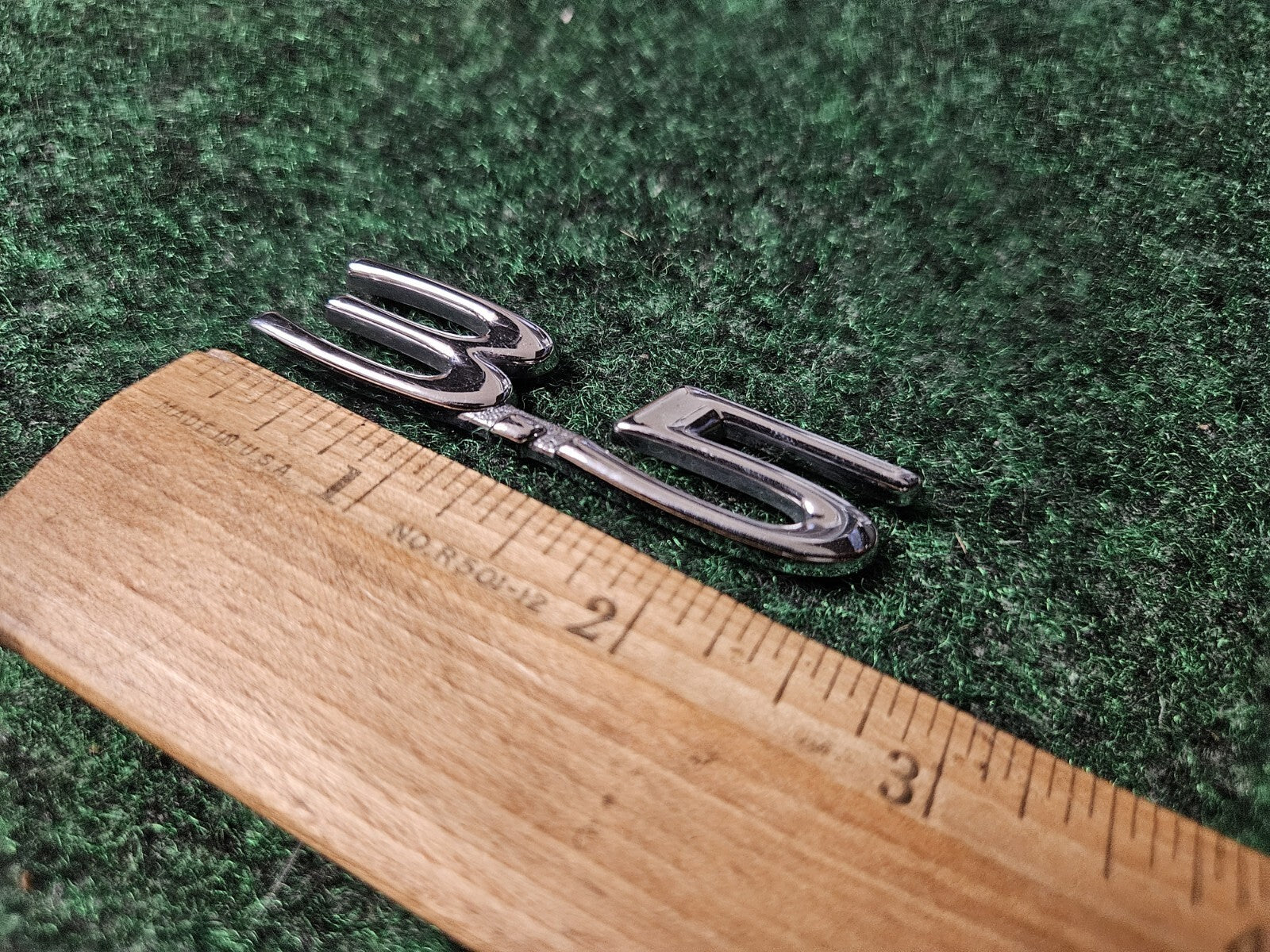 3.5 REAR GATE CHROME EMBLEM Nameplate Name Plate LOGO BADGE OEM 3M3