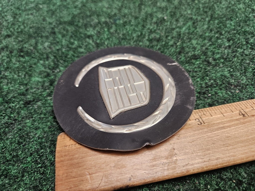 Cadillac OEM Emblem Badge Logo Name Plate Tin Like Material 5M3