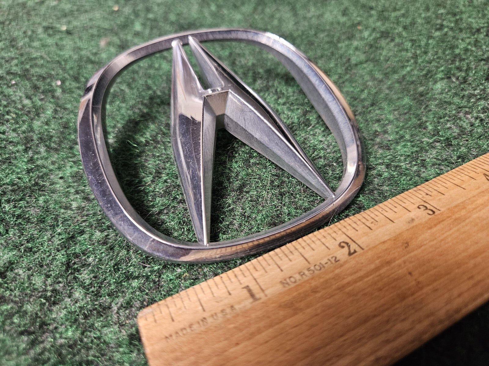 Acura Emblem Logo Badge Symbol Rear Trunk Sep 1 Chrome OEM 3M3
