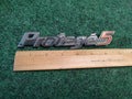 99 00 01 02 03 MAZDA PROTEGE 5 REAR CHROME EMBLEM LOGO BADGE SYMBOL USED OEM 4S4