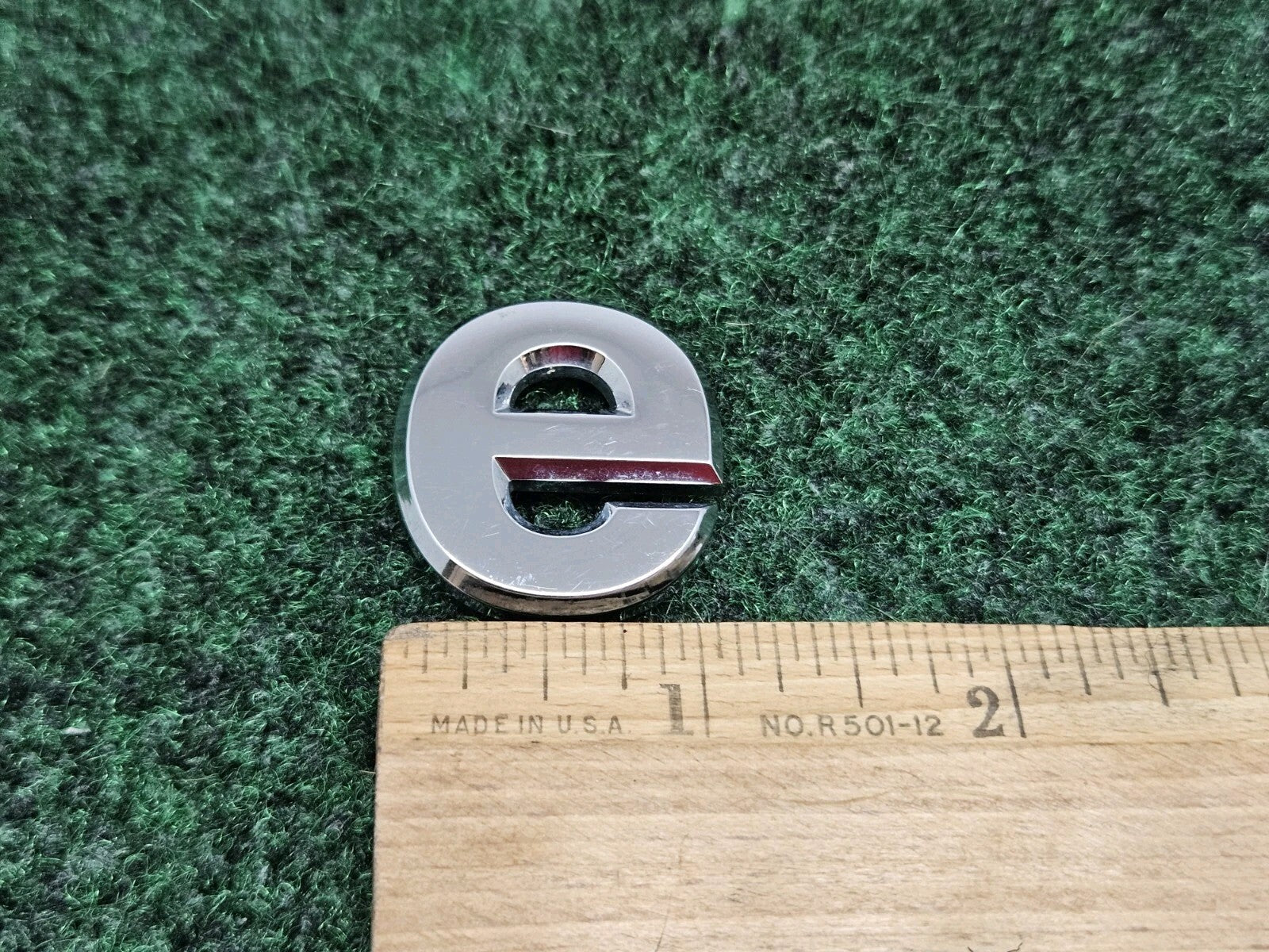 Jeep OEM "E" Chrome Hood Hatch Individual Letter Emblem Badge Logo Nameplate 7S6