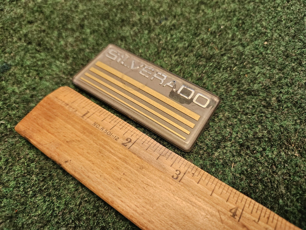 1990s SILVERADO Plastic Roof Panel Emblem OEM NAME PLATE 5M4