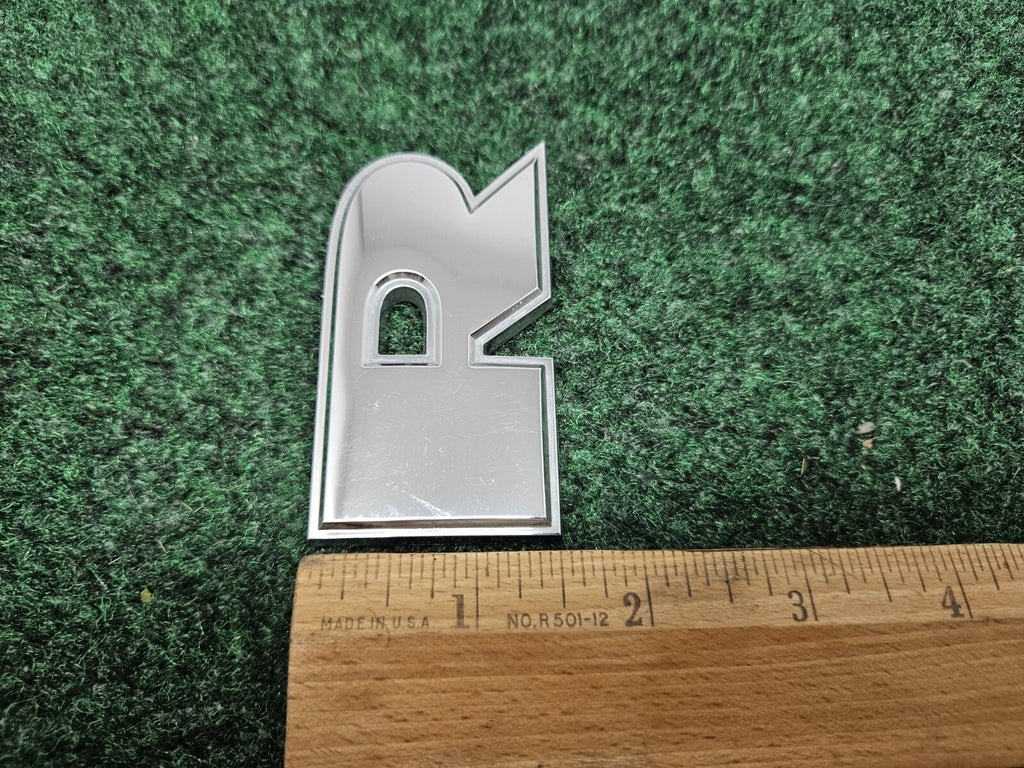 OEM "R" Chrome Dodge Individual Letter Lettering Emblem Badge Logo Nameplate 2S2