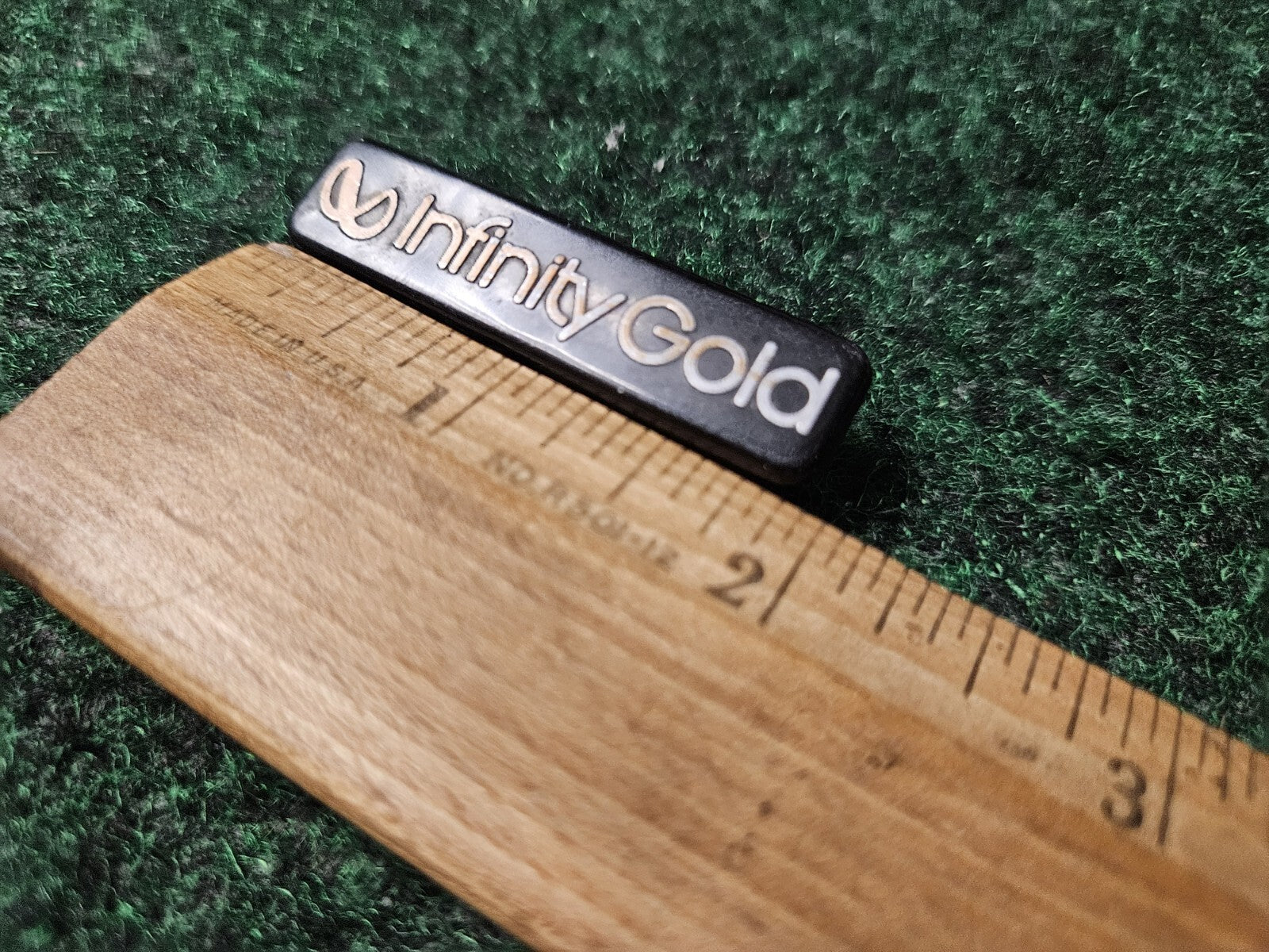 Infinity Gold Speaker Badge Emblem Logo Name Plate 3M3