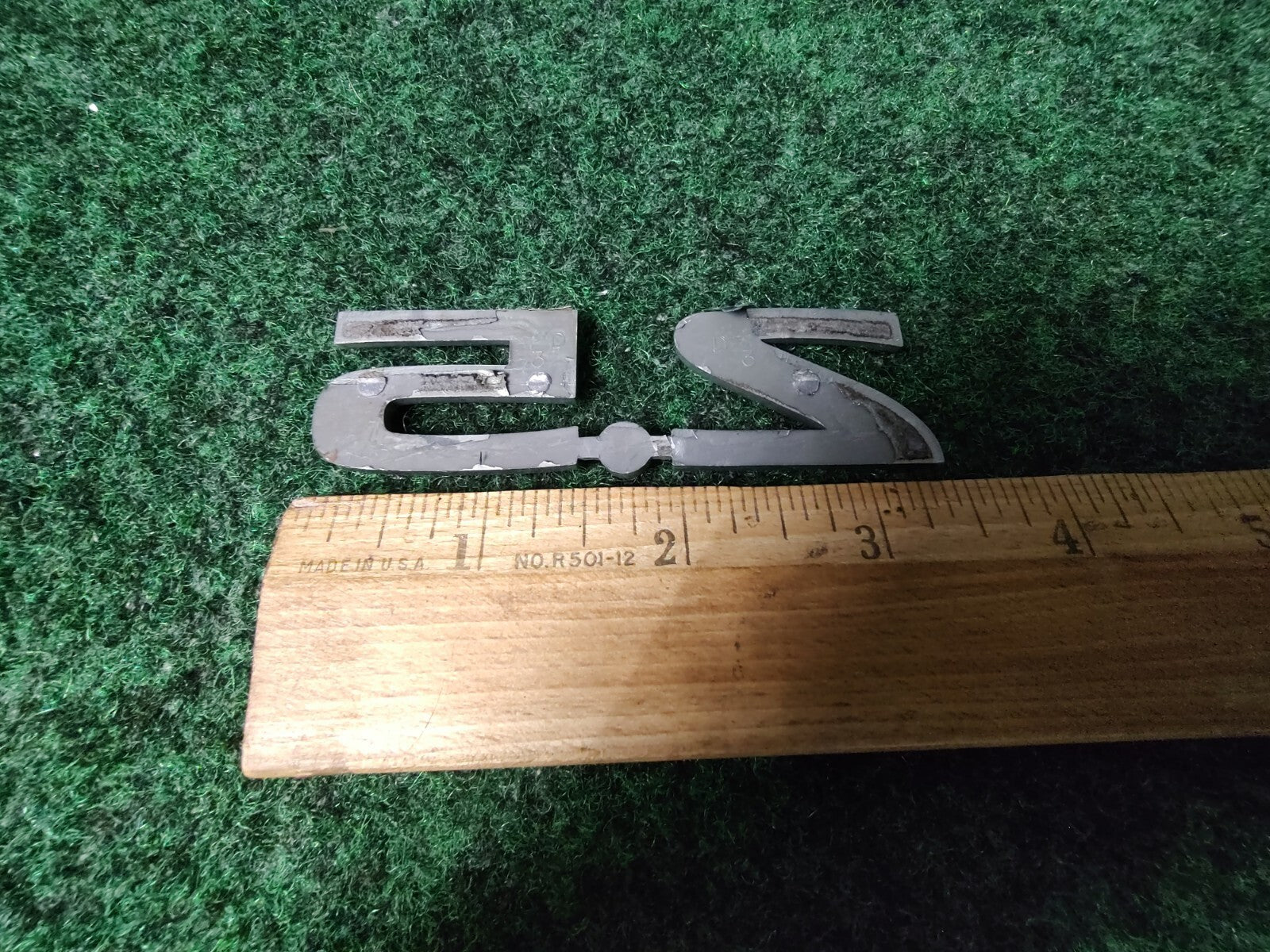 NISSAN 2.5 REAR CHROME EMBLEM LOGO SYMBOL BADGE OEM 7S1