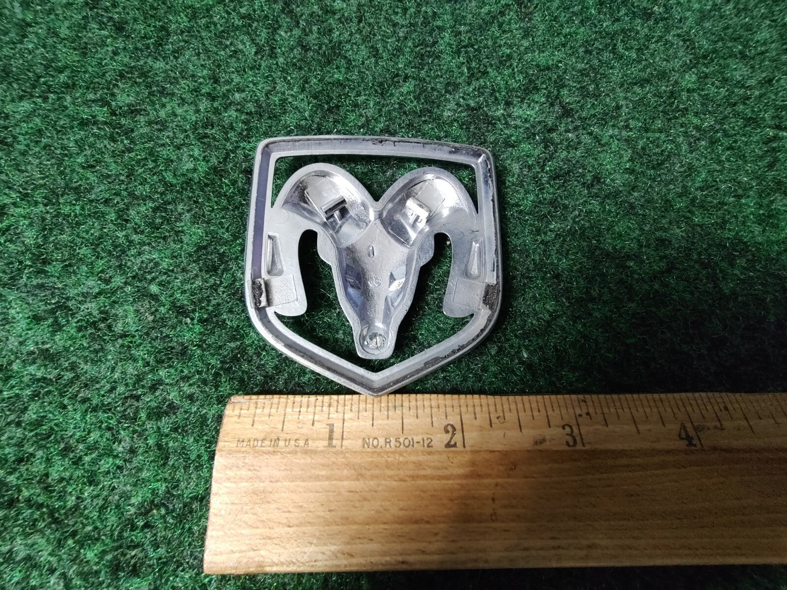 Dodge Front Grille Emblem Logo Badg OEM Name Plate Name See Measurements 6S5