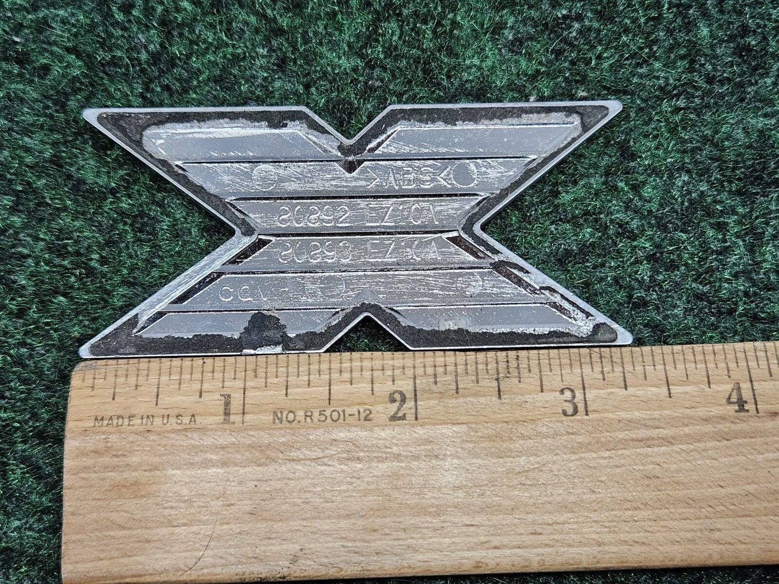 16 17 18 Nissan Titan XD 4x4 Tailgate Emblem Letter X - LETTER X ONLY 7S8