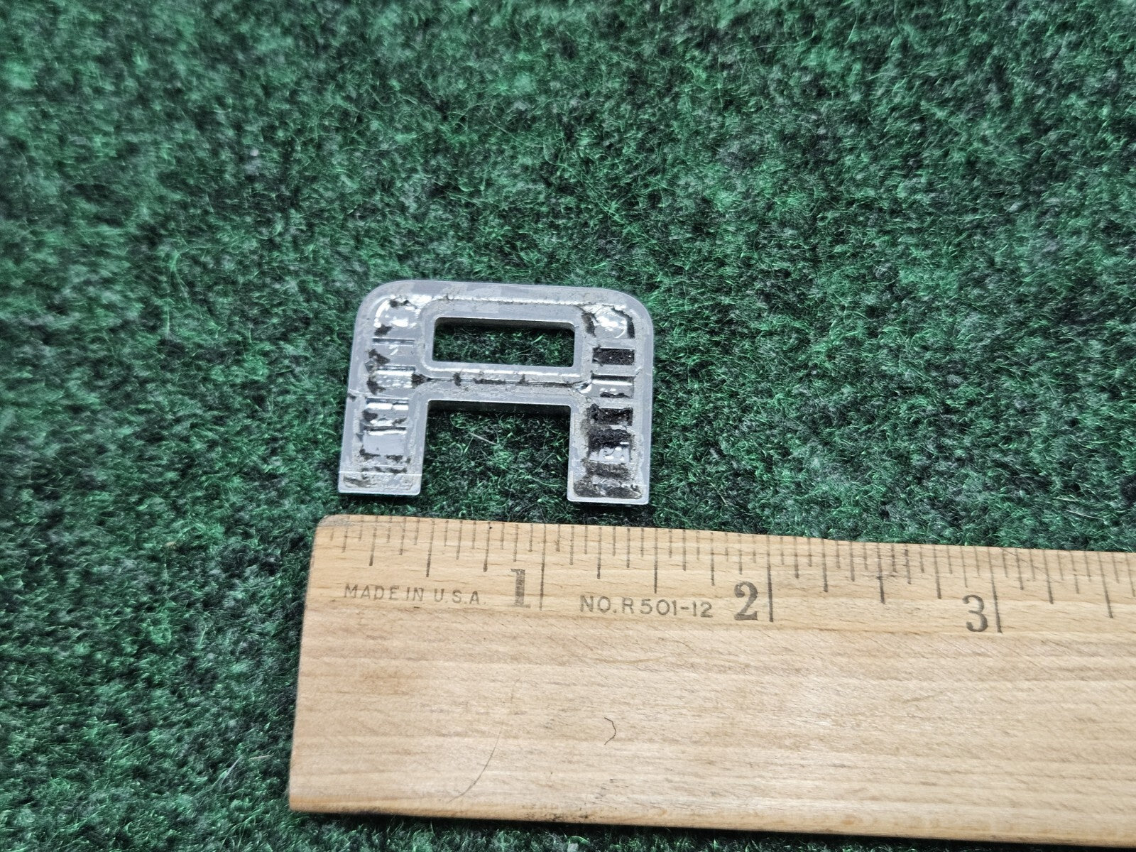 OEM "A" 3D Chrome Individual A Letter Lettering Emblem Badge Logo Nameplate 2S2