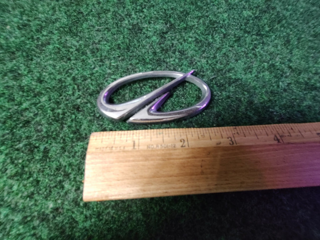 Vintage OLDSMOBILE Chrome EMBLEM SYMBOL BADGE OEM 2.75" Nameplate 5S1