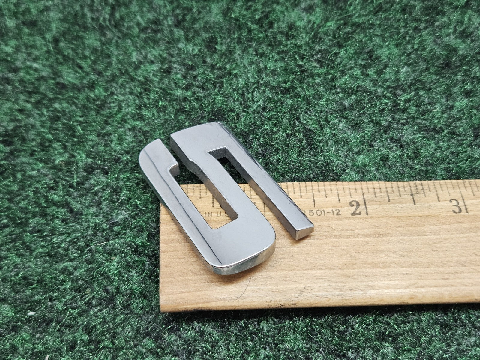 OEM "5" Chrome Individual 3D Number Lettering Emblem Badge Logo Nameplate 2S2