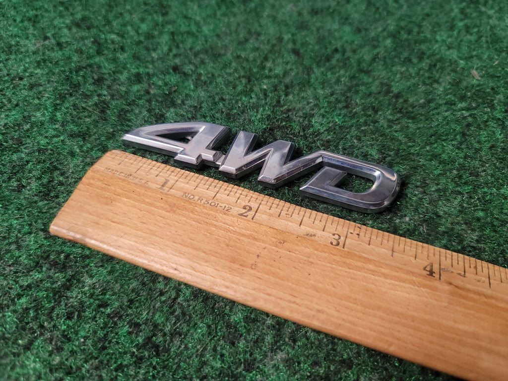 4WD REAR GATE SIDE EMBLEM LOGO BADGE NAME PLATE 3.5" 5S8