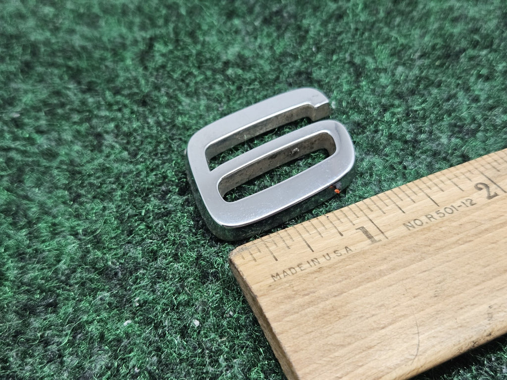 Volvo OEM S60 "6" Chrome Number Individual Letter Emblem Badge Logo Name 7S8
