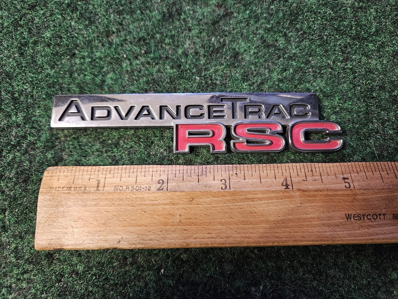 Ford Expedtion Explorer Rear Chrome ADVANCE TRAC RSC NAMEPLATE Emblem 5M1