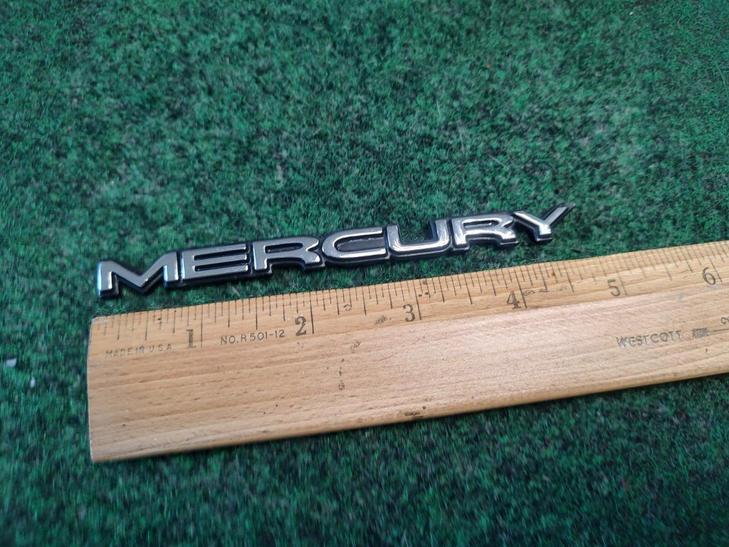 1998-2002 Mercury Grand Marquis Emblem Logo Letters Badge Rear Chrome OEM 3S8