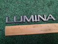 Chevy OEM Lumina Chrome 6" Rear Trunk Emblem Badge Logo Nameplate Name Plate 2S5