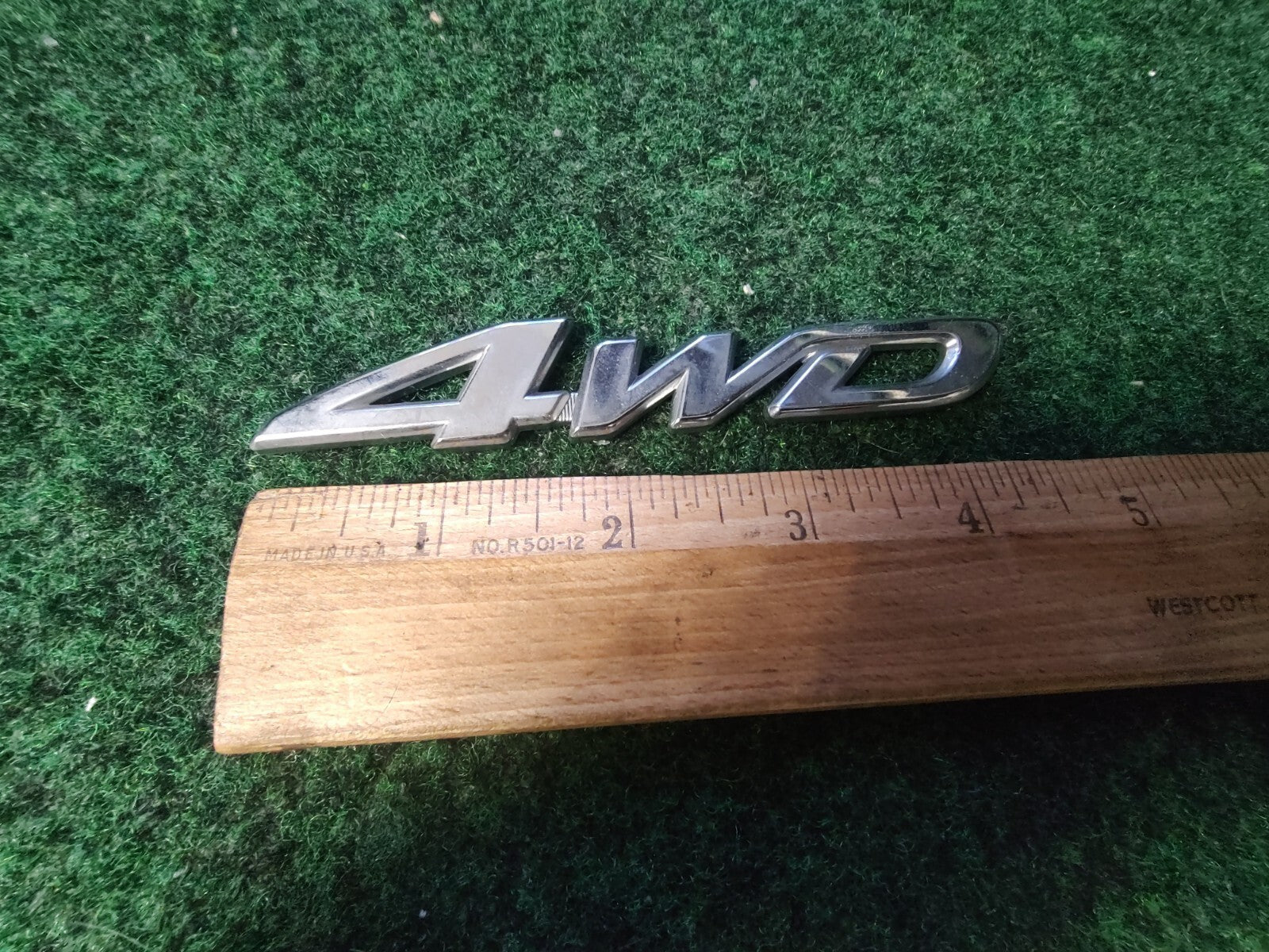 Toyota 4WD REAR GATE SIDE EMBLEM LOGO BADGE NAME PLATE 4S3