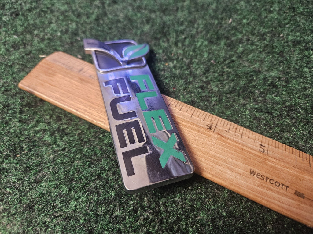 Ford Expedition Escape Super Duty F-150 "FLEX FUEL" NAMEPLATE EMBLEM OEM 4M7