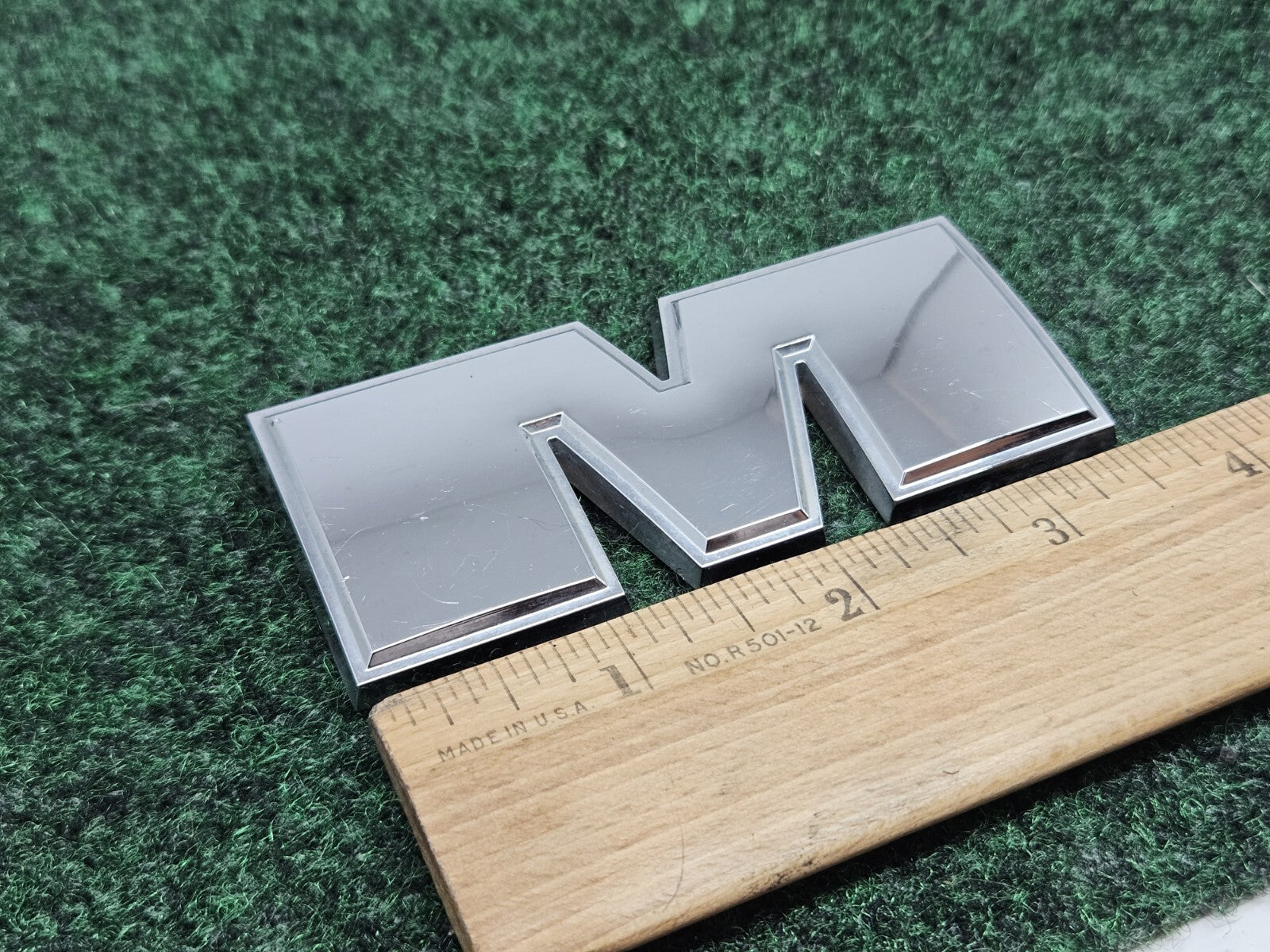 Dodge OEM 2009-2018 Ram "M" Door Letter Emblem Badge Logo Nameplate 3D 7S9