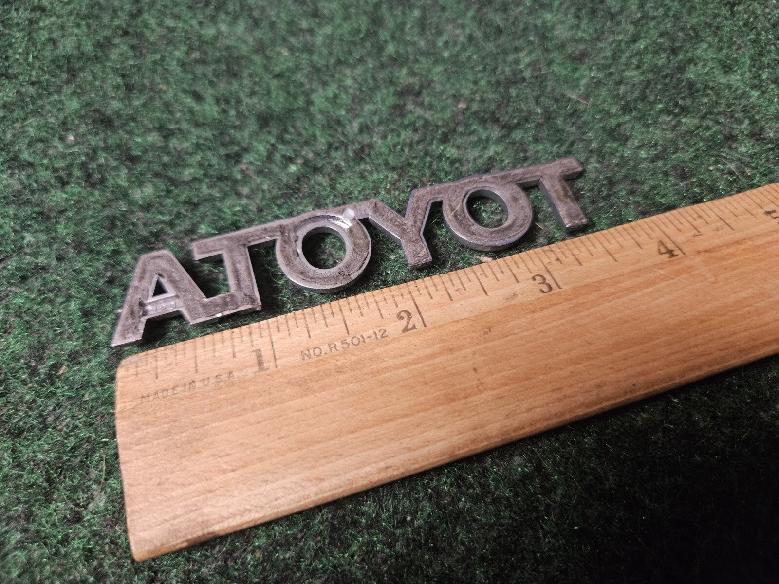 Toyota Avalon Rear Trunk Lid Emblem Name Plate 4" Chrome OEM 3M2