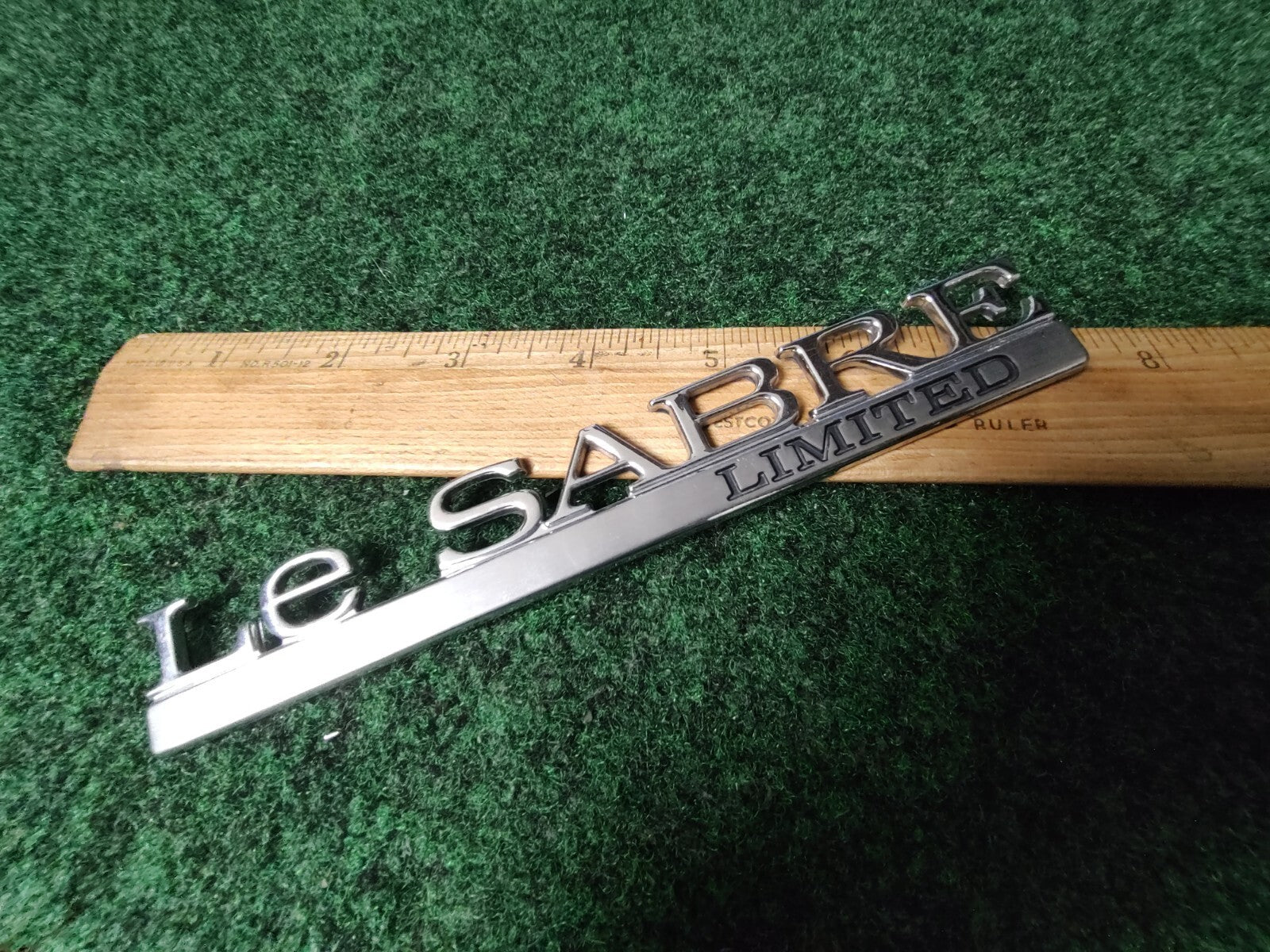 97 98 99 BUICK LESABRE LIMITED REAR LID SIDE EMBLEM LOGO BADGE SYMBOL OEM 5S4