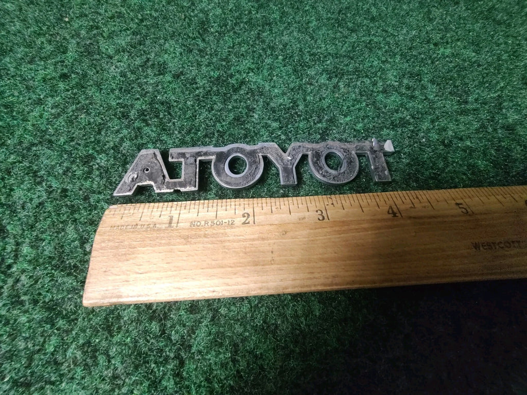 Toyota Rear Trunk Lid Emblem About 4.25'' Chrome OEM 4L7