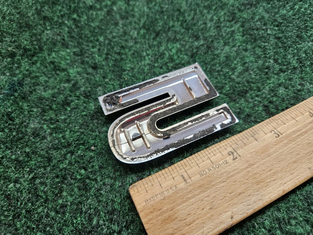 OEM 3D "5" Chrome Individual Number Lettering Emblem Badge 3D Logo Nameplate 7S6