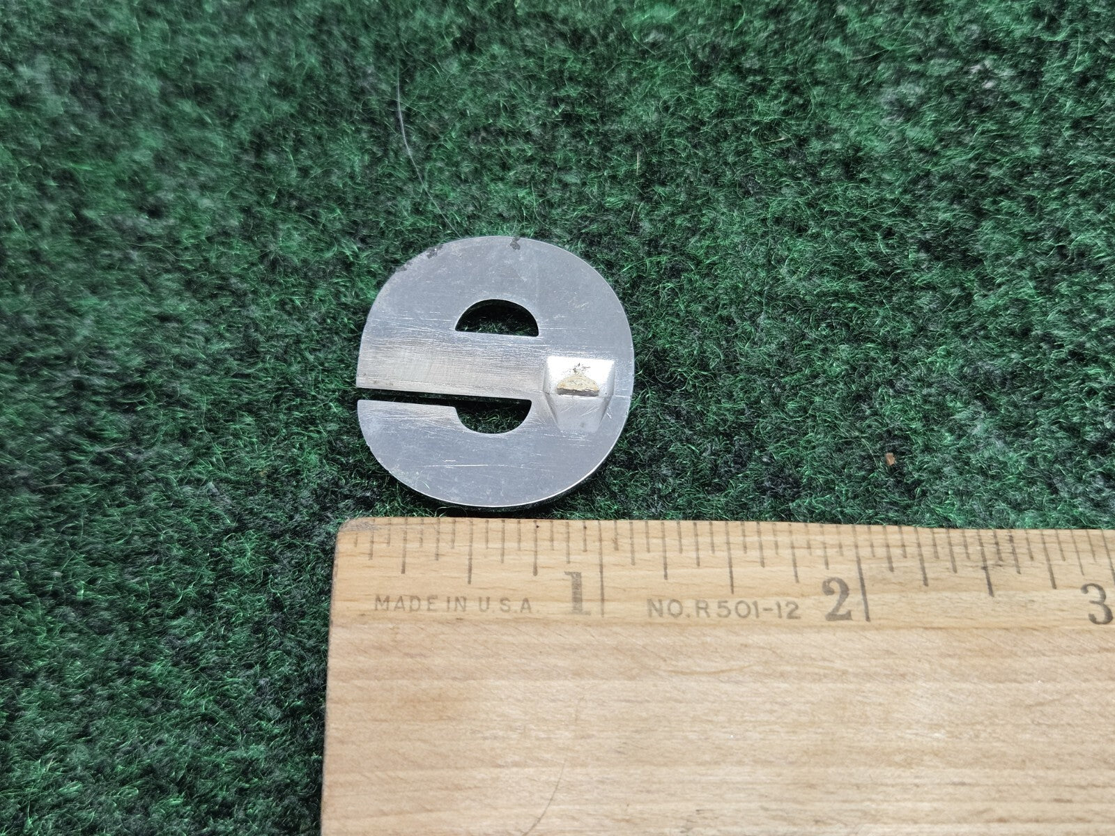 OEM Chrome "E" Jeep Hood Hatch Individual Letter Emblem Badge Logo Nameplate 2S6