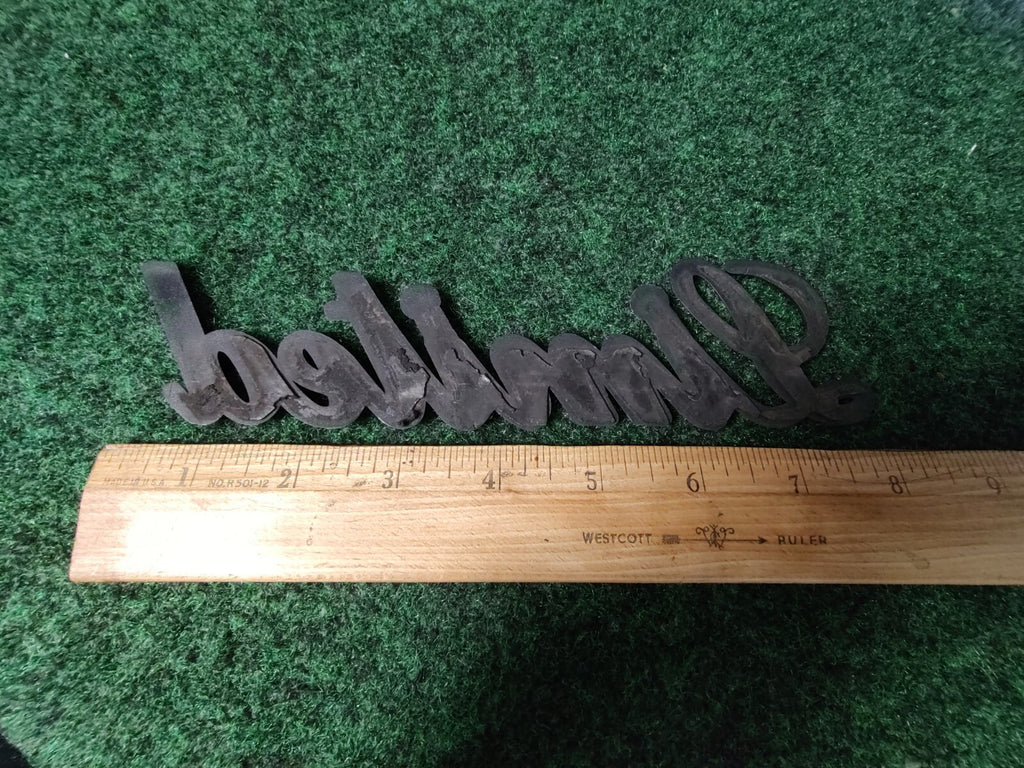 Vintage "LIMITED" Emblem Badge Nameplate Name Plate Badge Logo 6S5