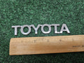 Toyota Rear Trunk Lid Emblem Name Plate Nameplate 5" Chrome OEM GL2