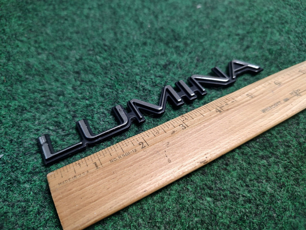 Chevy OEM Lumina Chrome 6" Rear Trunk Emblem Badge Logo Nameplate Name Plate 2S9