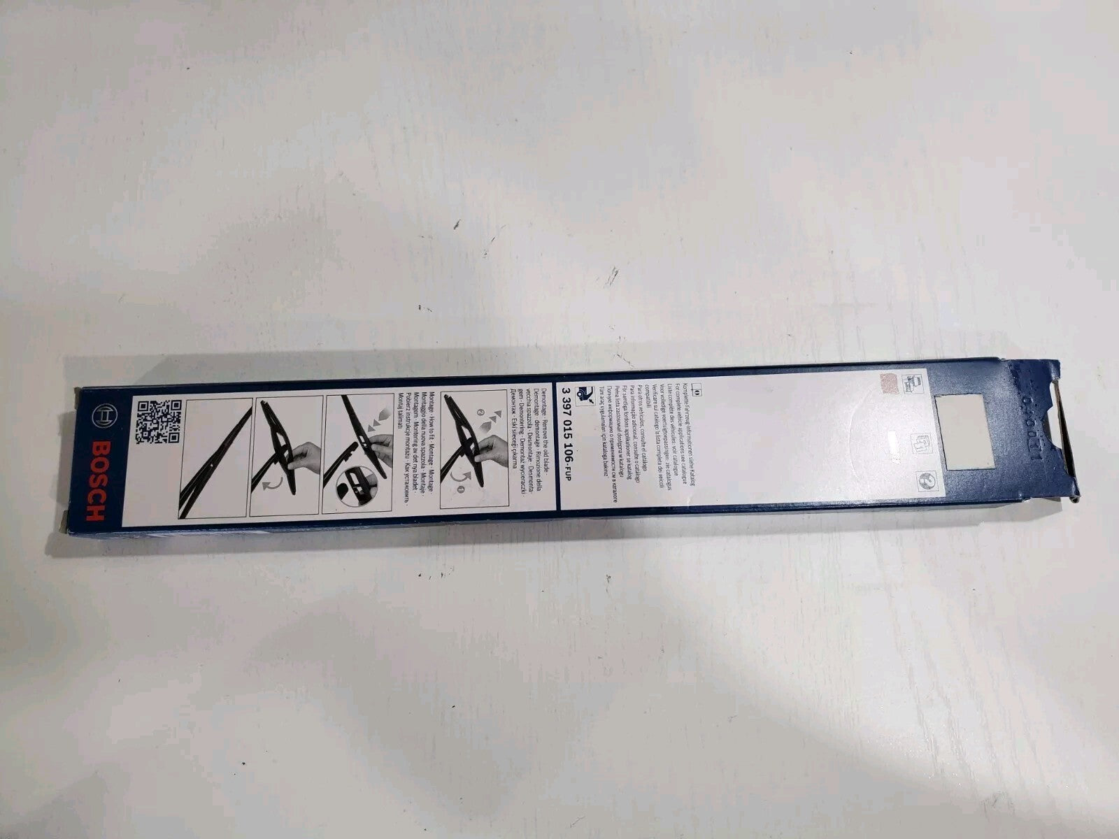 Windshield Wiper Blade OEM Rear Bosch  12" ALL SEASON J Hook ONLY