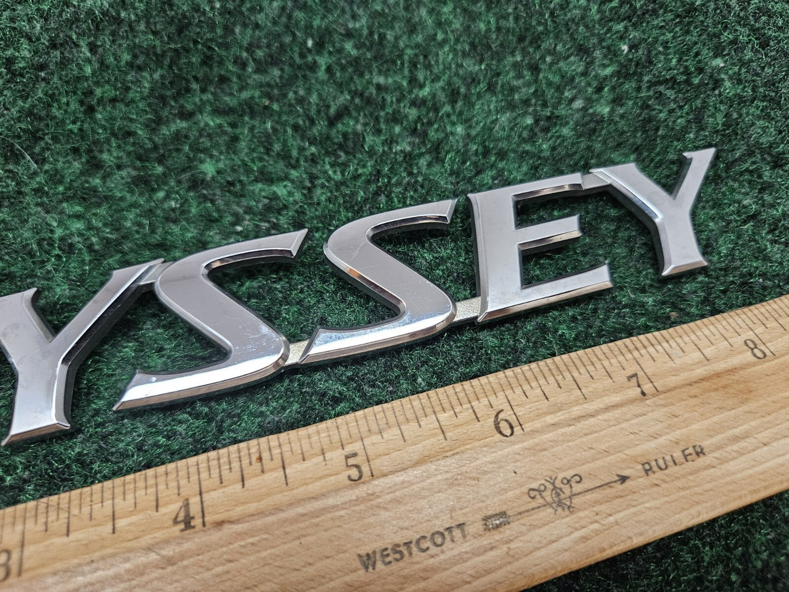 2005-10 HONDA ODYSSEY REAR GATE LID EMBLEM LOGO BADGE SYMBOL CHROME LETTERS GL4