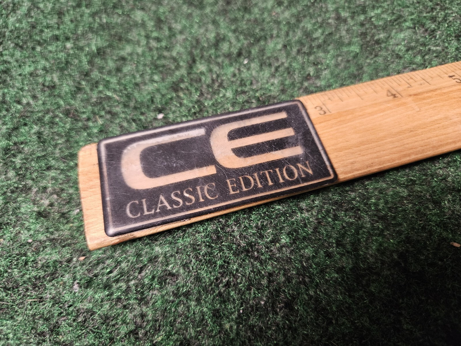 CE Classic Edition Black Badge Emblem Logo Rubber OEM 3M3