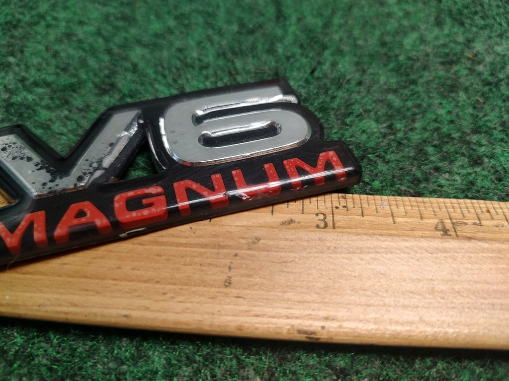 Dodge Ram V6 Magnum Badge Emblem OEM 1L4