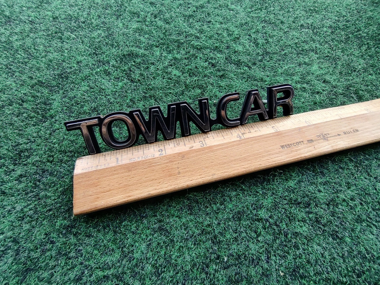 Lincoln OEM Town Car Chrome ~6 Inch Emblem Badge Logo Nameplate Name Plate 5S2