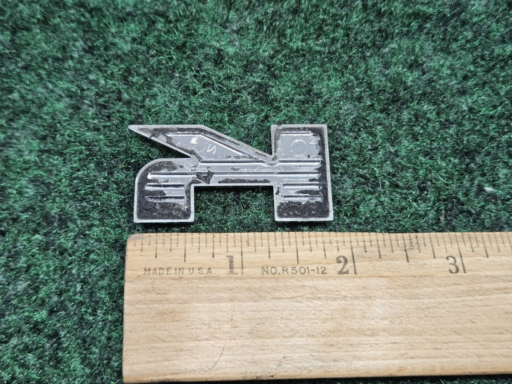 OEM Chrome "K" Hood Hatch Individual Letter Emblem Badge Logo Nameplate 2S2