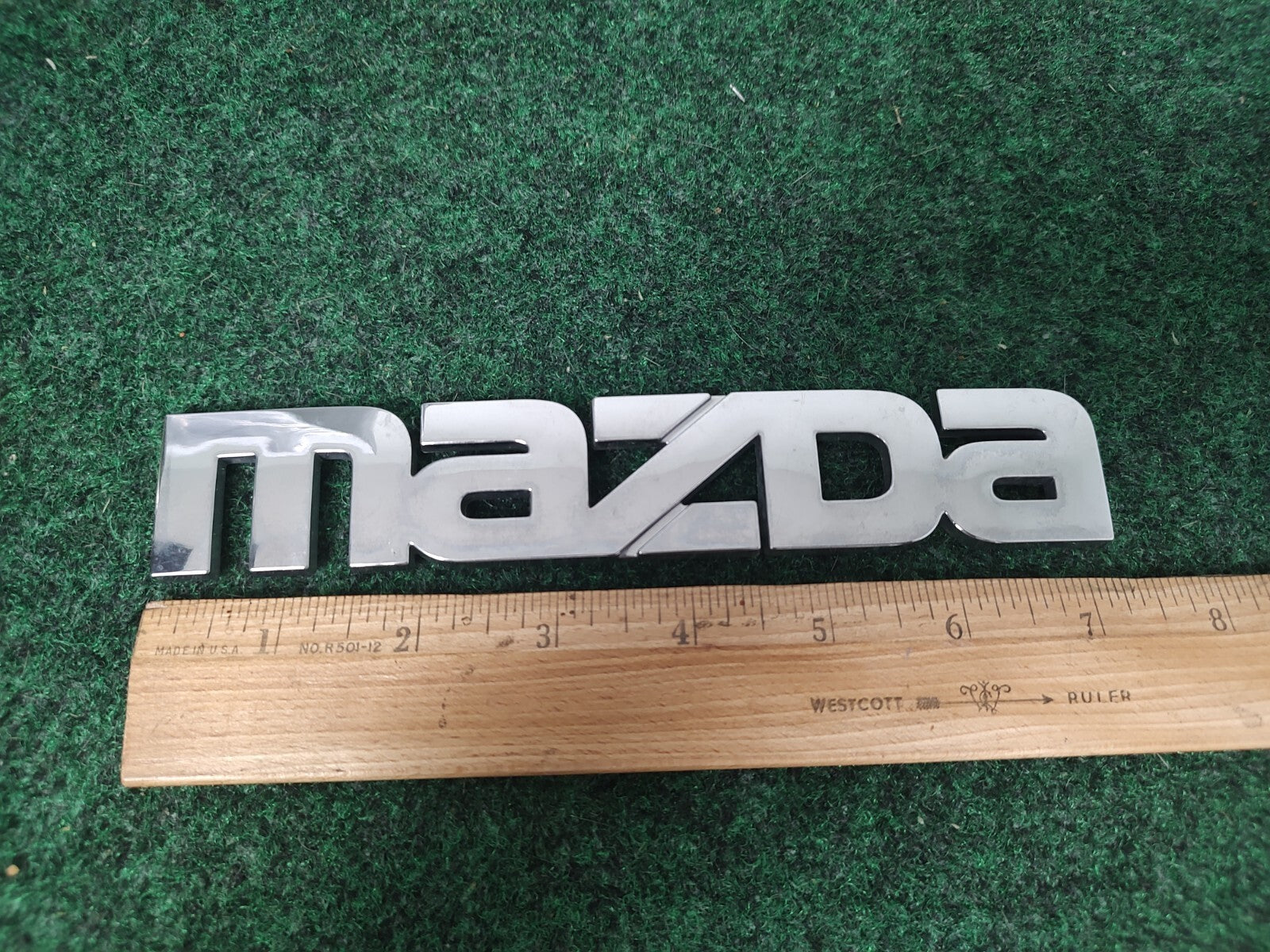 Mazda OEM Chrome Emblem Badge Logo Nameplate Name Plate 1M4