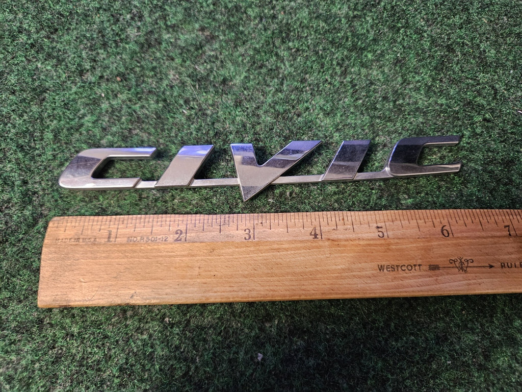 1996-2010 Honda Civic Emblem Logo Letter Badge Trunk Rear Chrome Name Plate 5M1