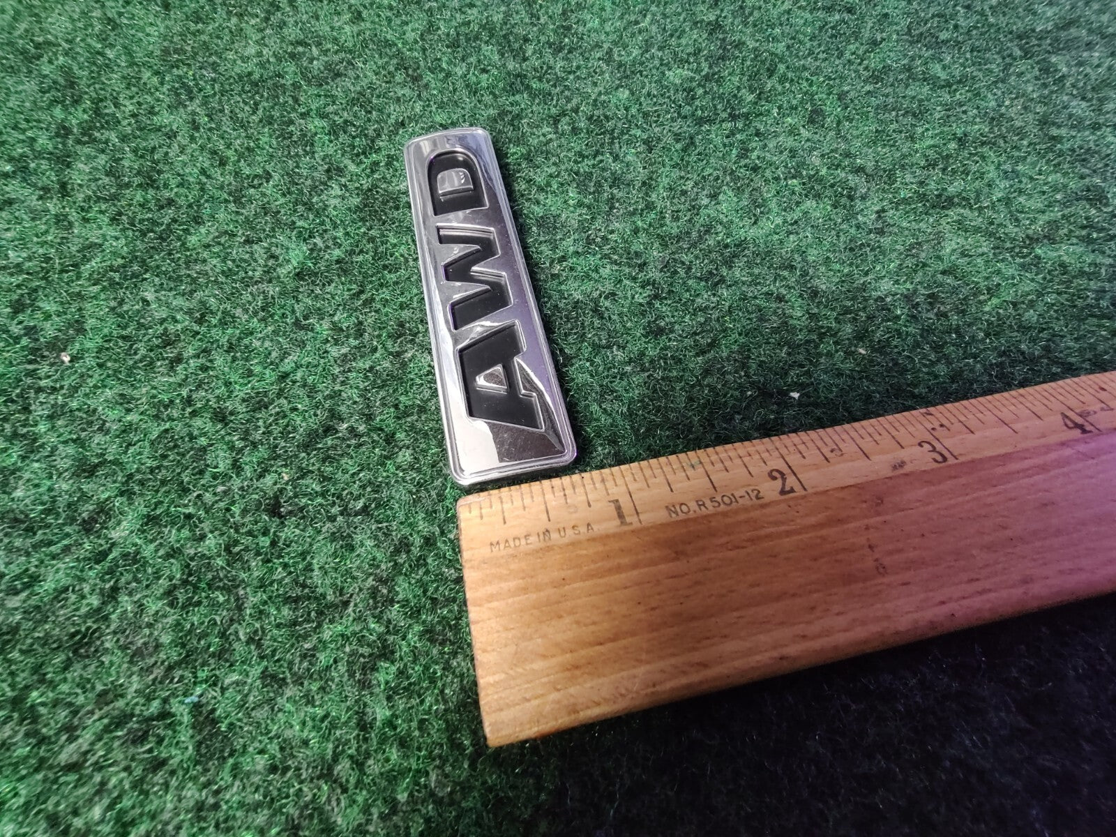 OEM AWD All Wheel Drive 3.5" Emblem Badge Logo Nameplate Name Plate Insignia 5S1