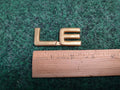 Toyota OEM LE Chrome Emblem Badge Logo Nameplate Name Plate Gold 4S4