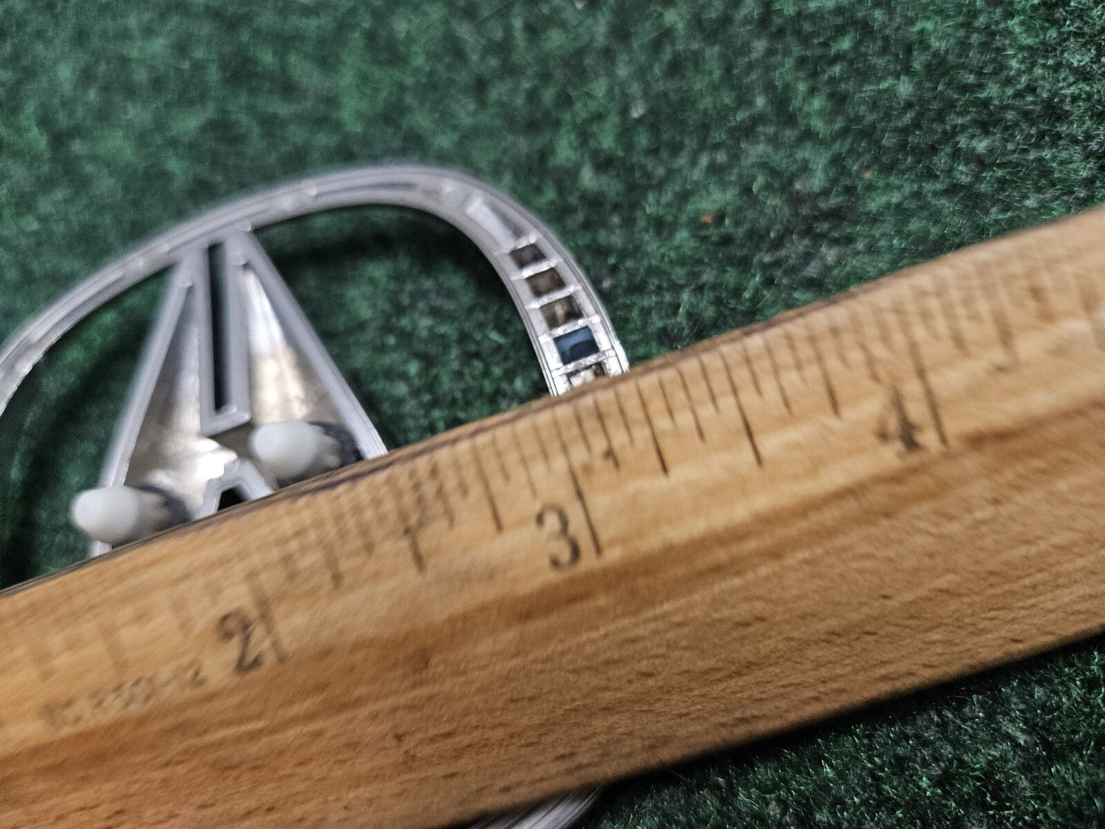 Acura Emblem Logo Badge Symbol Rear Trunk 1 Sep 1 Chrome OEM CL4