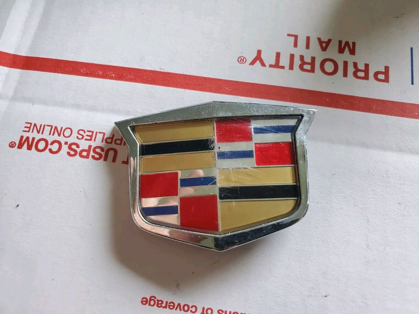 Cadillac OEM Front Grille 3" Chrome Crest Emblem Badge Logo Nameplate 3L6
