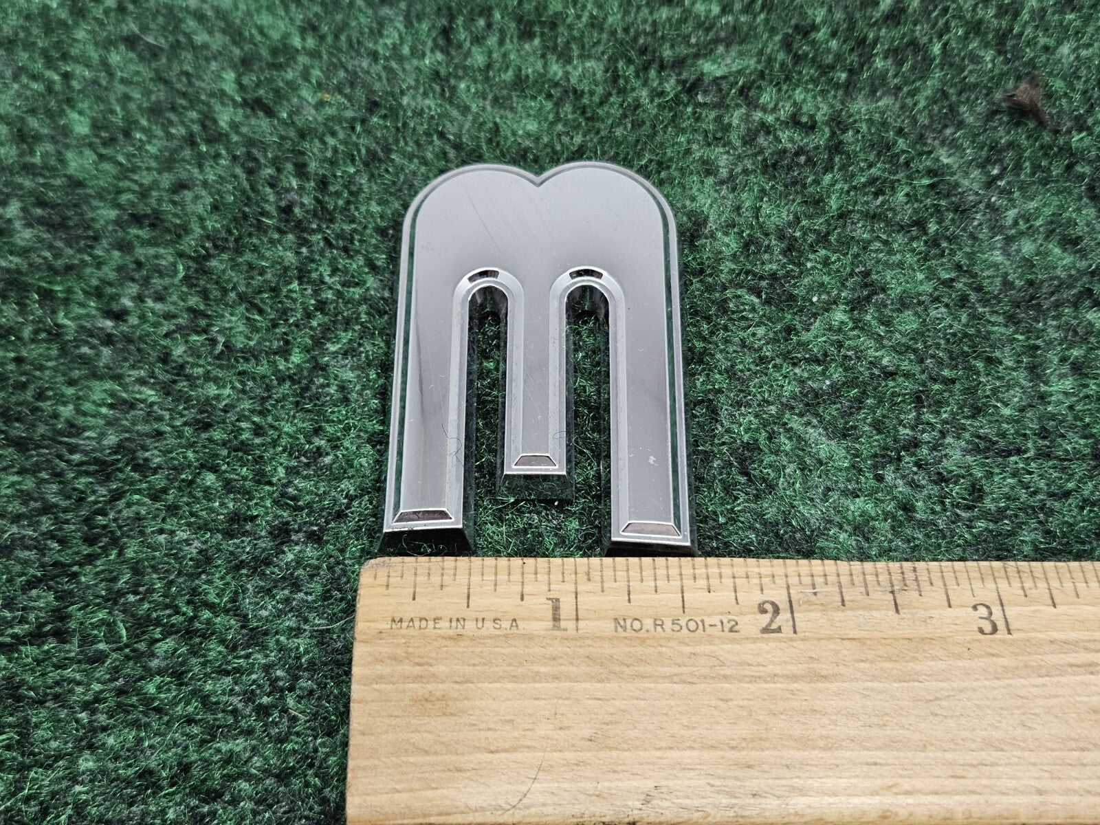 OEM 3D "3" Chrome Individual Number Lettering Emblem Badge Logo Nameplate 7S9